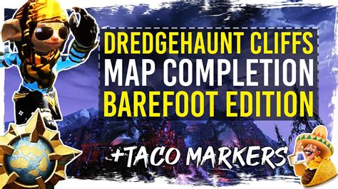 Guild Wars Dredgehaunt Cliffs Map Completion With Taco Markers