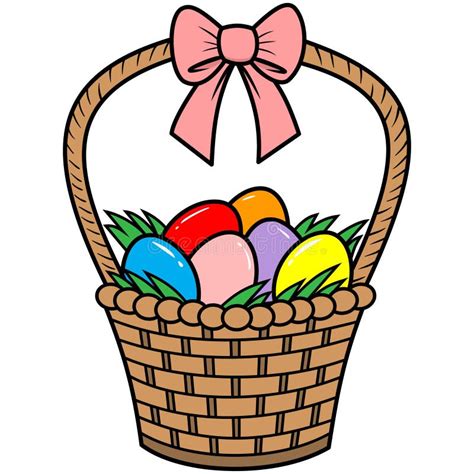 Easter Basket Stock Vector Illustration Of Gift Design 53884345