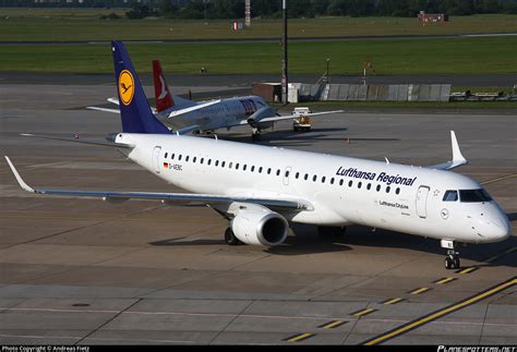 D AEBC Lufthansa Regional Embraer ERJ 195LR ERJ 190 200 LR Photo By