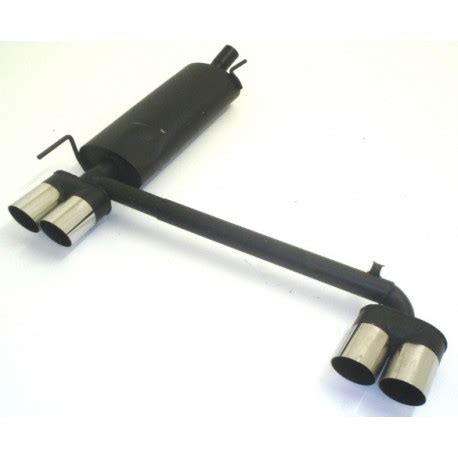 Duplex Sport Exhaust System With Surface Treatment ECE Approval