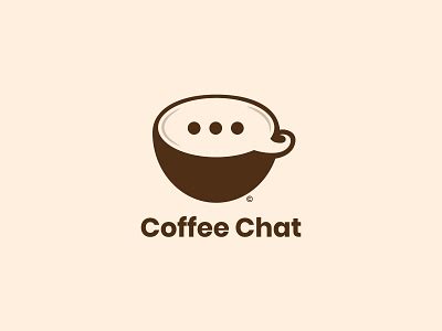 Coffee Chat Logo Design by Logostar on Dribbble