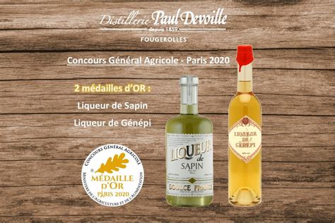 2 Médailles dOr au Concours Général Agricole Paris 2020 Devoille