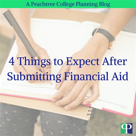 5 Things To Do After Submitting For Financial Aid Peachtree College Planning