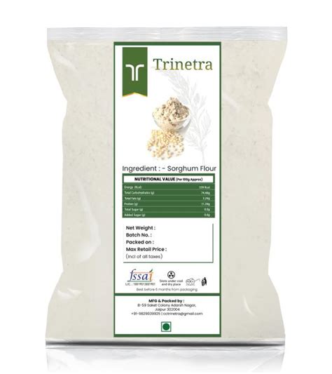 Trinetra Best Quality Jowar Atta Kg Packing Sorghum Flour G