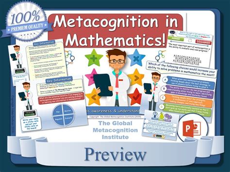 The Metacognition And Maths Toolkit Teaching Resources