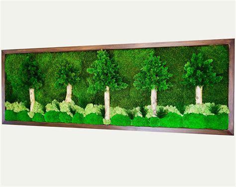 Moss Wall Art Moss Wall Decor Moss Art Framed Moss Art Wall - Etsy