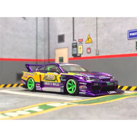 Jual Mini Gt Silvia S15 Lbwk Ungu Shopee Indonesia