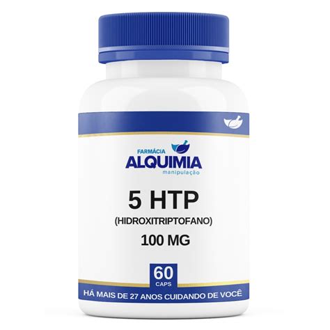 5 Htp 100 MG 60 Cápsulas Original Escorrega o Preço