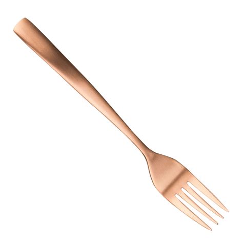 Cake Forks From The Series BCN Colors By Comas Copper Colored 12 Pcs