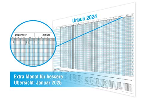 Xxl Urlaubsplaner Personalplaner Bis Zu Mitarbeiter I