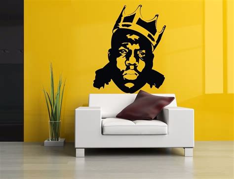 Wall Room Decor Art Vinyl Sticker Mural Decal Rap Hip Hop Star Big