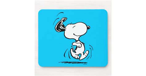 Peanuts Snoopy Happy Dance Mouse Pad Zazzle