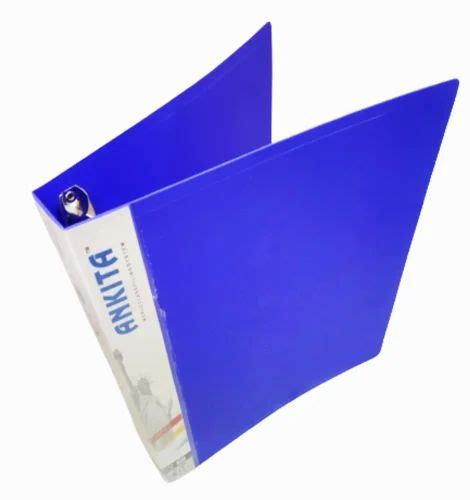 Plastic Filemate Ring File No D A Size Blue Color At Rs