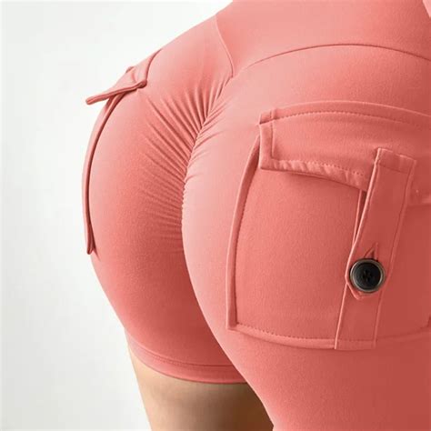 2024 Custom Workout Fitness Training High Waist Scrunch Butt Seamless Sports Yoga Biker Shorts