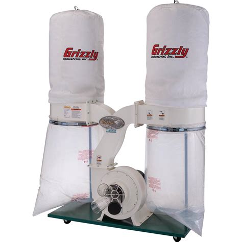 3 HP Dust Collector With Aluminum Impeller At Grizzly