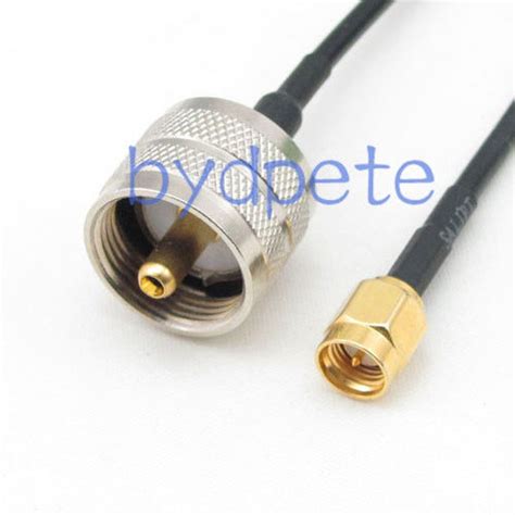 Uhf Male Pl Pl To Sma Male Coaxial Cable Kable Rg Rg Rg