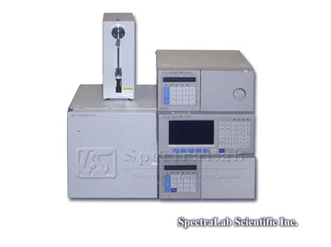 Shimadzu HPLC System With LC 10AD Pump SIL 10A Autoinjector And SPD