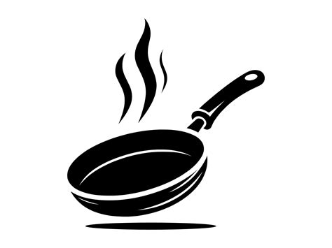 Frying Pan Svg Cookware Skillet Chef Cooking Pan Printable Clip Art Cut