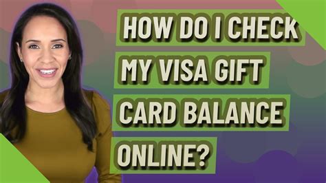 How Do I Check My Visa T Card Balance Online Youtube