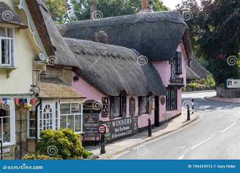 The Old Thatched Tea Shop In Shanklin High Street On The Isle Of Wight