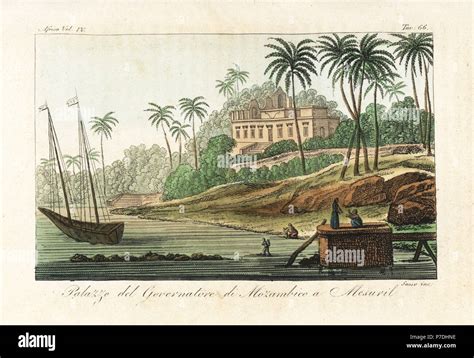 Palace Of The Portuguese Governor Of Mozambique At Mossuril Early 19th