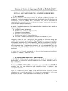 Sistema de Gestão de Segurança e Saúde no Trabalho SST sistema de