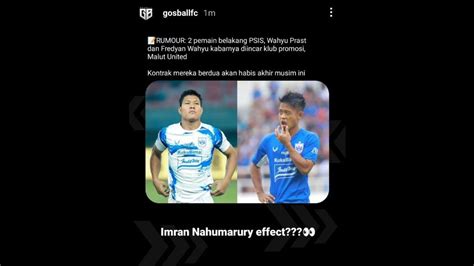 Pesona Imran Nahumarury Buat 2 Pilar PSIS Condong Ke Malut United