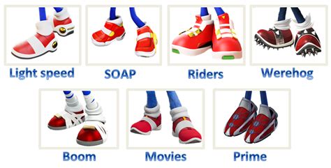 Favorite alt. Sonic shoes? - Games - Sonic Stadium