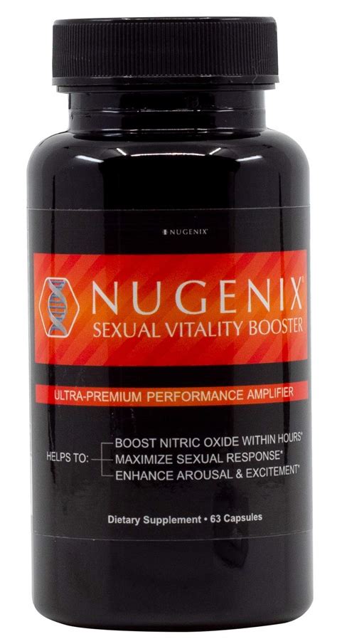 Nugenix Sexual Vitality Booster Ultra Premium Performance Amplifier For Men Nitric Oxide