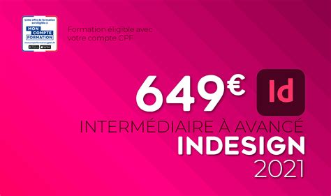 Formations Indesign Formez Vous Avec Votre Cpf