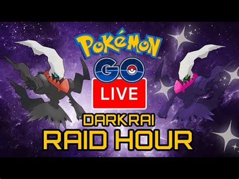 Hosting Darkrai Raids Live Pokemon Go Raid Hour Youtube