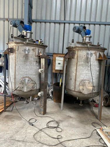 Stainless Steel Industrial Mixing Vessels Automation Grade Semi