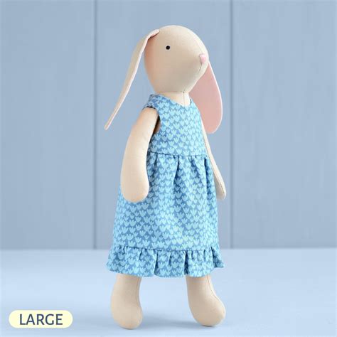 Pdf Large Bunny Doll Sewing Pattern Inspire Uplift