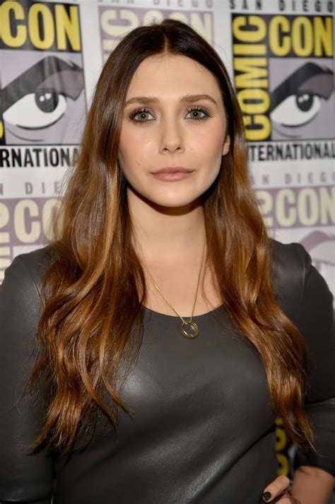 Elizabeth Olsen Is Innocently Hot And Beautiful In Latex Outfit