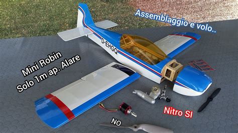 Assemblo Piccolissimo Aereo Rc A Scoppio 1 Parte YouTube