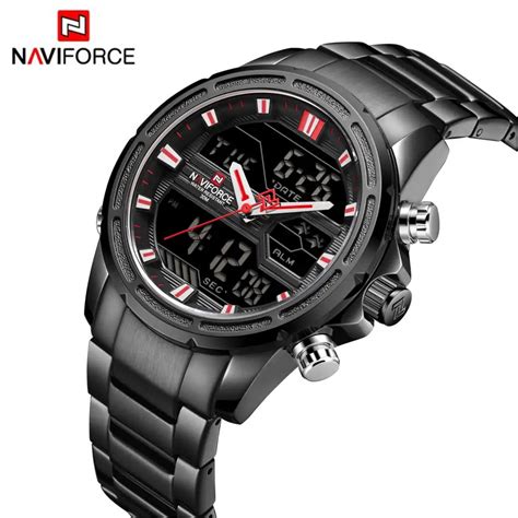 Naviforce Men Sports Watches Fashion Luxury Brand Men S Quartz Digital