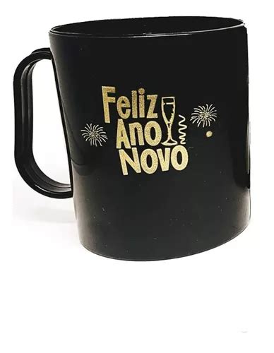 Kit 25 Caneca Plástica Lembrancinha Feliz Ano Novo Promoção MercadoLivre