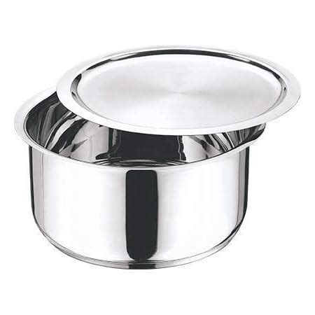 Buy JPS Heavy Gauge Stainless Steel Patila Tope With Lid 3 2 LTR