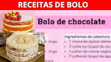 Receitas De Bolo Bolo Simples Bolo De Trigo Receitas De Bolo Simples