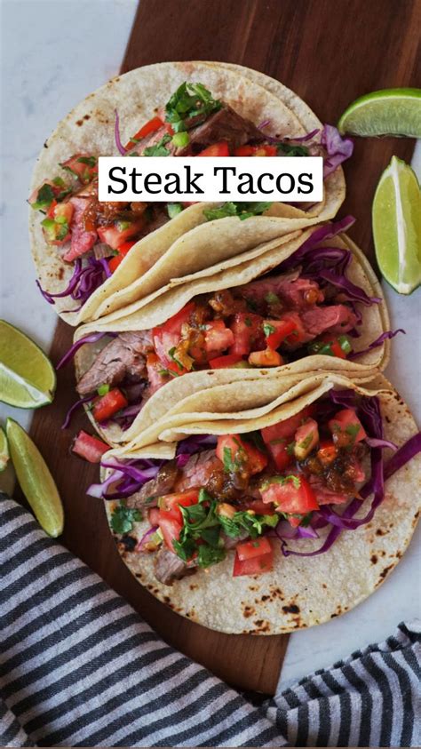 Steak Tacos Healthy Foods To Make Good Healthy Recipes Quick Healthy Meals