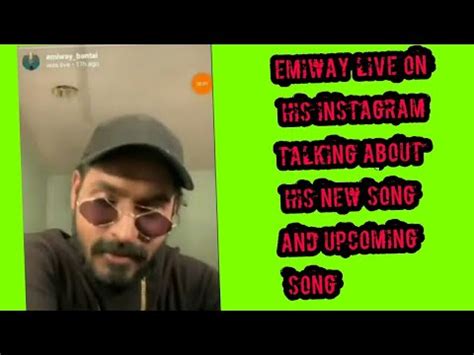 Emiway Live Talking About His New Song And Upcoming Song Youtube