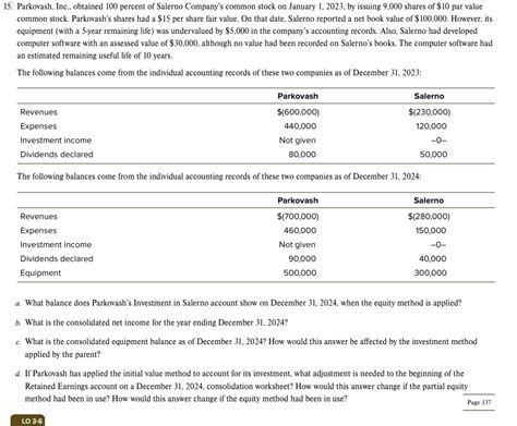 Parkovash Inc Obtained Percent Of Salerno Companys Common Stock