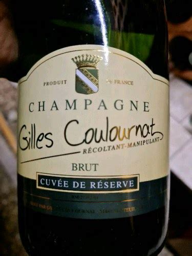 Gilles Coulournat Cuv E De R Serve Brut Champagne Vivino Us