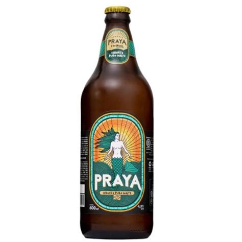 Cerveja Lager Praya Garrafa 600ml Pão De Açúcar