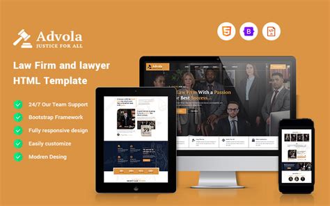 Advola Mod Le De Site Web Pour Cabinet D Avocats Et Avocats