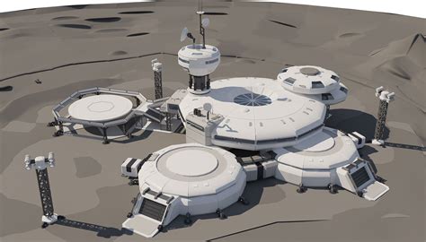 Sci Fi Base Concept Art