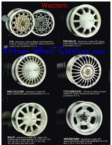 Western | Vintage Wheel Catalogs