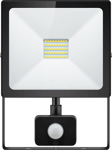 GB 39013 LED Floodlight Slim Classic With Motion Sensor 30 W At