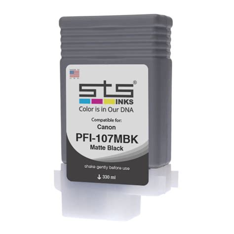 Replacement Cartridge For Canon PFI 107 130 Ml STS Inks