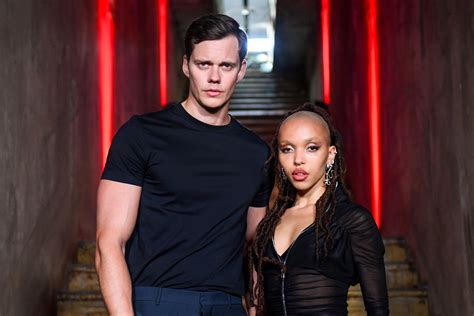 Bill Skarsgård And Fka Twigs At The Crow London Photo Call Tom Lorenzo